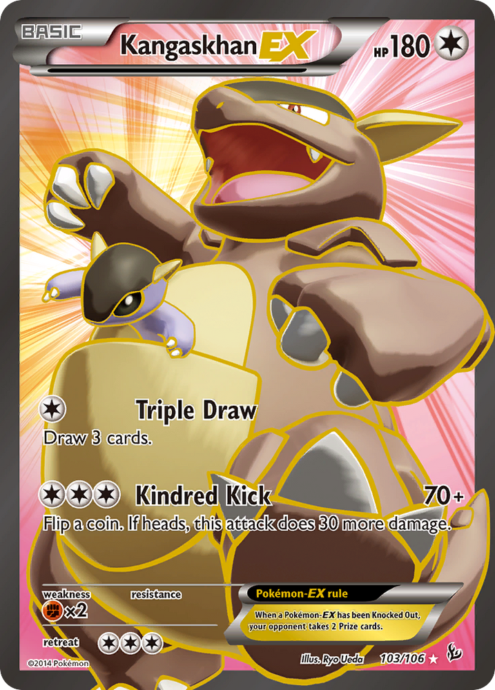 Pokemon | Kangaskhan EX (103/106) [XY: Flashfire] | The Nerd Merchant