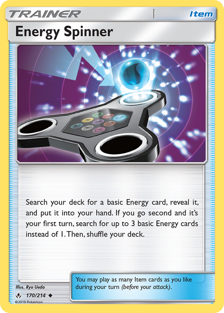 Pokemon | Energy Spinner (170/214) [Sun & Moon: Unbroken Bonds] | The Nerd Merchant