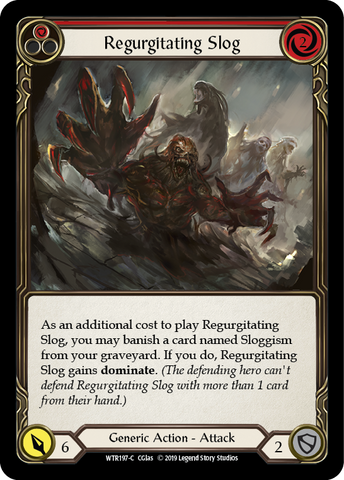 Flesh and Blood TCG | Regurgitating Slog (Red) [WTR197-C] (Welcome to Rathe)  Alpha Print Normal | The Nerd Merchant