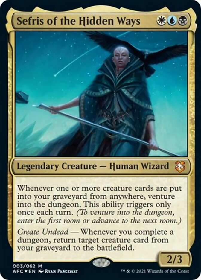 Magic | Sefris of the Hidden Ways (Display Commander) [Dungeons & Dragons: Adventures in the Forgotten Realms Commander] | The Nerd Merchant
