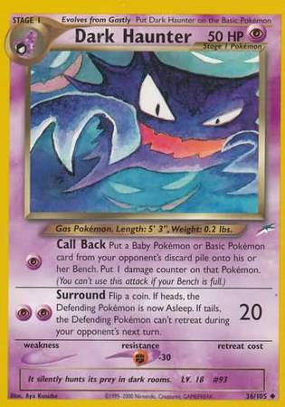 Pokemon | Dark Haunter (36/105) [Neo Destiny Unlimited] | The Nerd Merchant