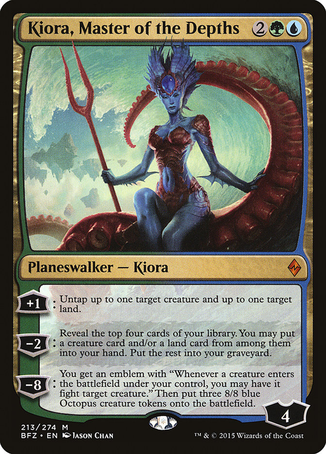 Magic | Kiora, Master of the Depths [Battle for Zendikar] | The Nerd Merchant