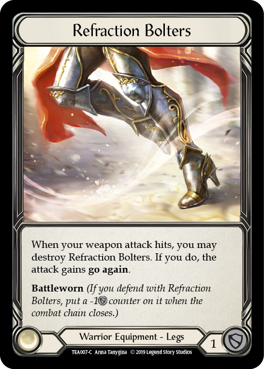 Flesh and Blood TCG | Refraction Bolters [TEA007-C] (Dorinthea Hero Deck)  1st Edition Normal | The Nerd Merchant