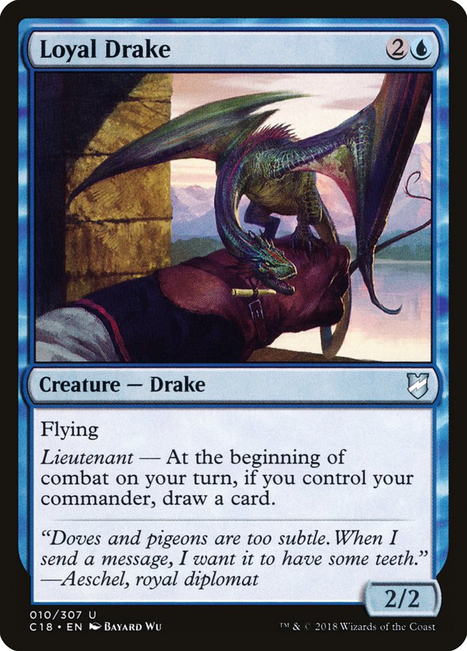 Magic | Loyal Drake [Commander 2018] | The Nerd Merchant