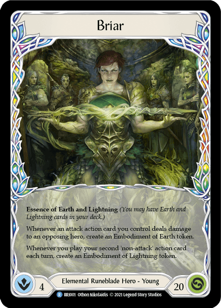 Flesh and Blood TCG | Briar [BRI001] (Tales of Aria Briar Blitz Deck)  1st Edition Rainbow Foil | The Nerd Merchant