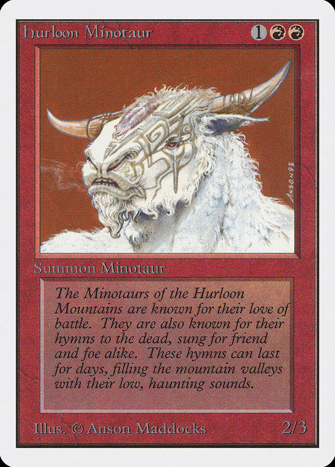 Magic | Hurloon Minotaur [Unlimited Edition] | The Nerd Merchant