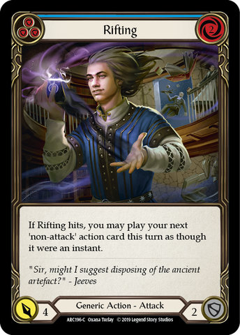 Flesh and Blood TCG | Rifting (Blue) [ARC196-C] (Arcane Rising)  1st Edition Normal | The Nerd Merchant