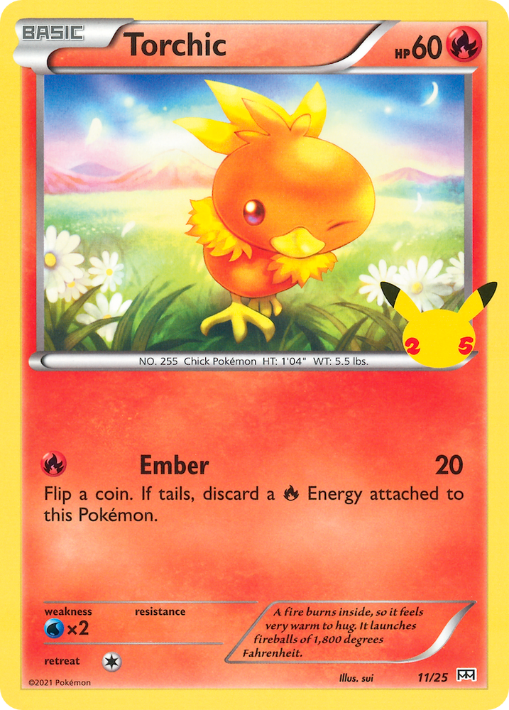 Pokemon | Torchic (11/25) [McDonald's 25th Anniversary] | The Nerd Merchant
