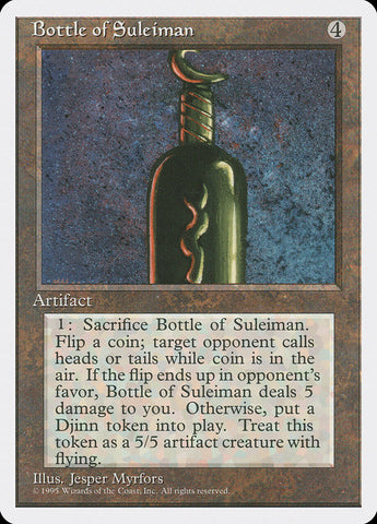 Magic | Bottle of Suleiman [Fourth Edition] | The Nerd Merchant