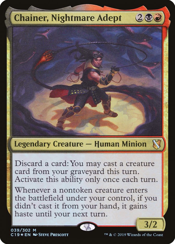 Magic | Chainer, Nightmare Adept [Commander 2019] | The Nerd Merchant