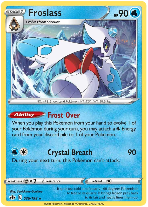 Pokemon | Froslass (036/198) [Sword & Shield: Chilling Reign] | The Nerd Merchant