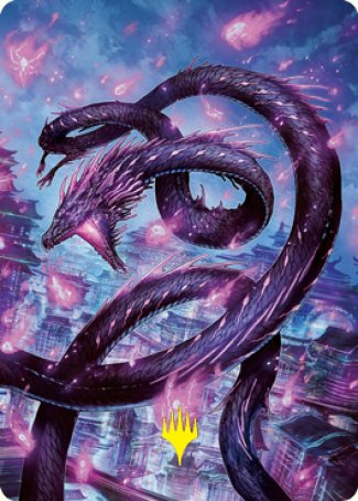 Magic | Junji, the Midnight Sky 2 Art Card (Gold-Stamped Signature) [Kamigawa: Neon Dynasty Art Series] | The Nerd Merchant