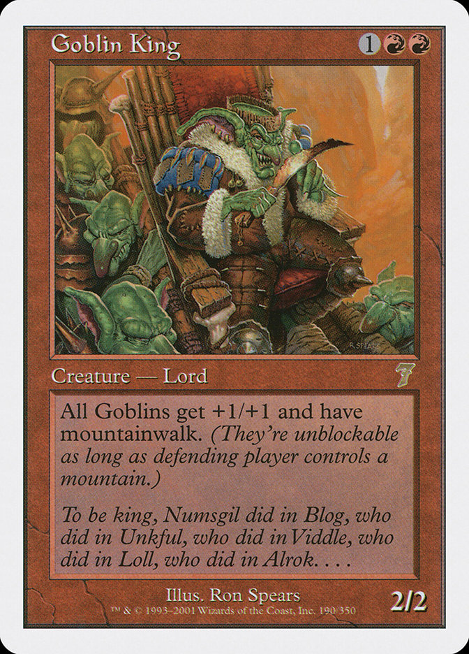 Magic | Goblin King [Seventh Edition] | The Nerd Merchant