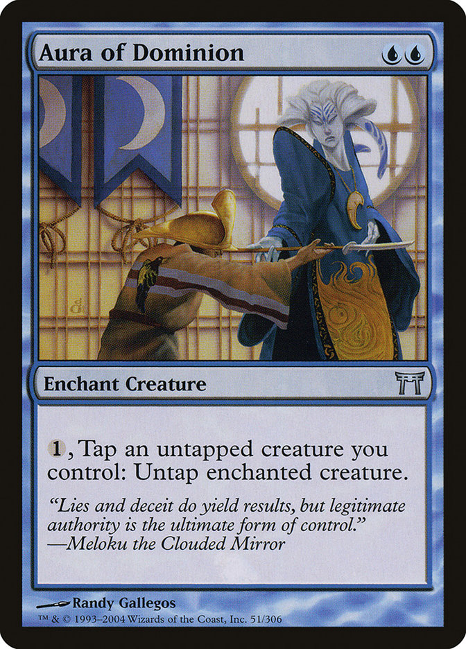 Magic | Aura of Dominion [Champions of Kamigawa] | The Nerd Merchant