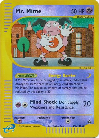 Pokemon | Mr Mime (95b/147) [Aquapolis] | The Nerd Merchant