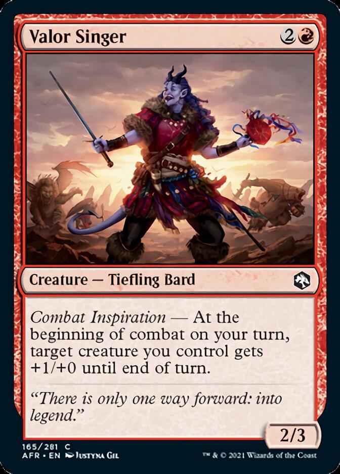 Magic | Valor Singer [Dungeons & Dragons: Adventures in the Forgotten Realms] | The Nerd Merchant