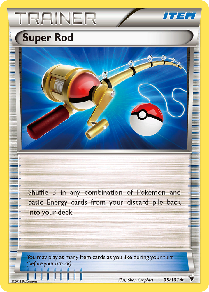 Pokemon | Super Rod (95/101) [Black & White: Noble Victories] | The Nerd Merchant