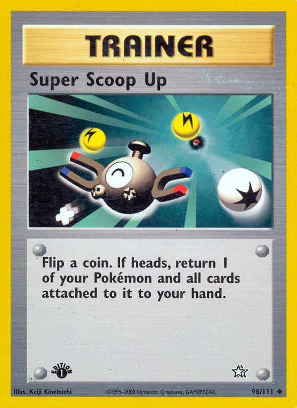 Pokemon | Super Scoop Up (98/111) [Neo Genesis 1st Edition] | The Nerd Merchant