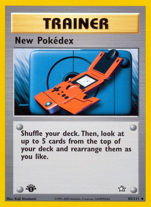 Pokemon | New Pokedex (95/111) [Neo Genesis 1st Edition] | The Nerd Merchant