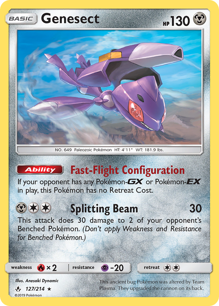 Pokemon | Genesect (127/214) [Sun & Moon: Unbroken Bonds] | The Nerd Merchant
