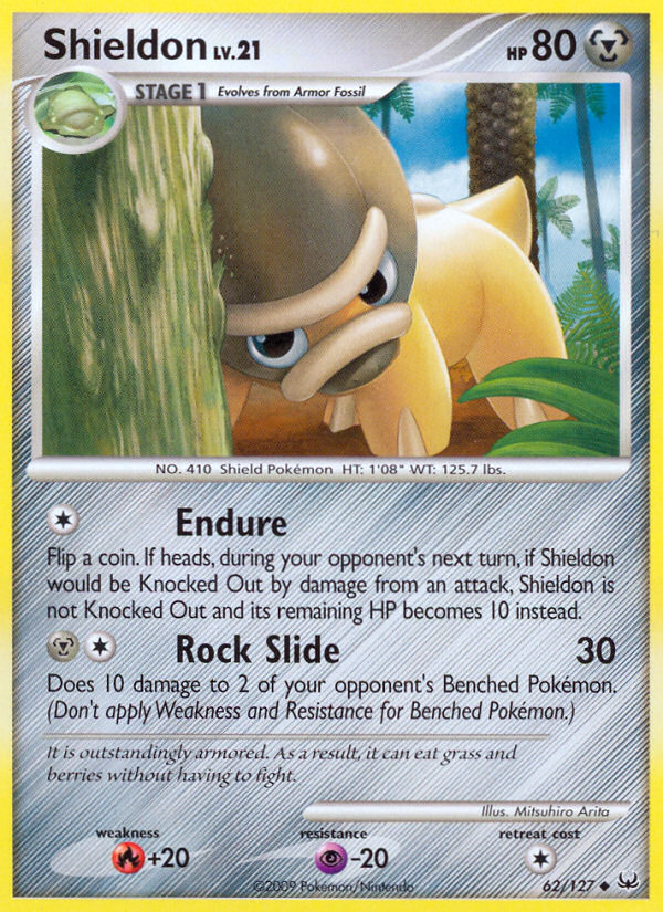 Pokemon | Shieldon (62/127) [Platinum: Base Set] | The Nerd Merchant