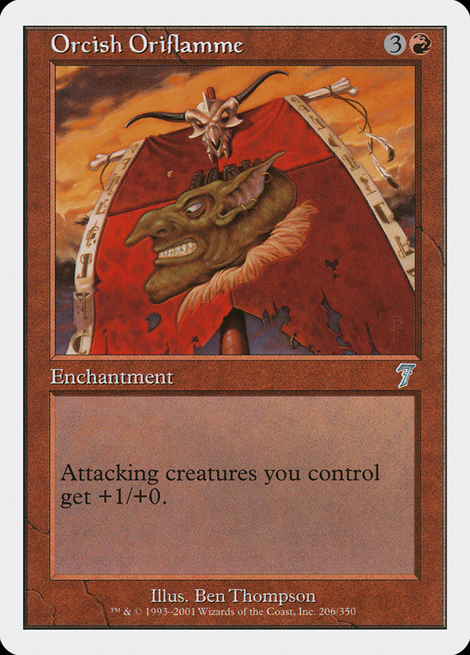 Magic | Orcish Oriflamme [Seventh Edition] | The Nerd Merchant