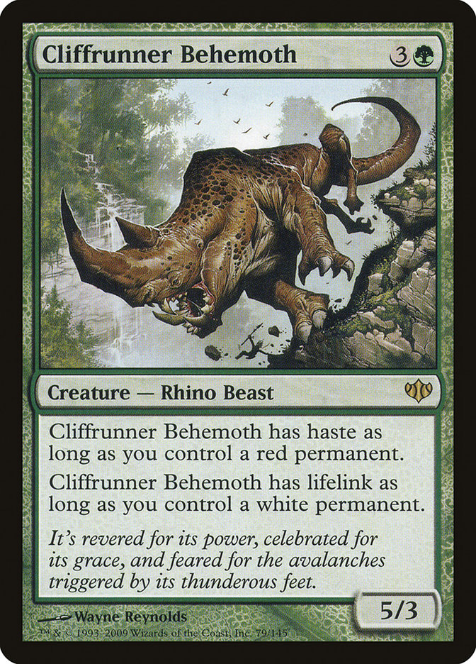 Magic | Cliffrunner Behemoth [Conflux] | The Nerd Merchant