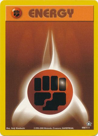 Pokemon | Fighting Energy (106/111) [Neo Genesis Unlimited] | The Nerd Merchant