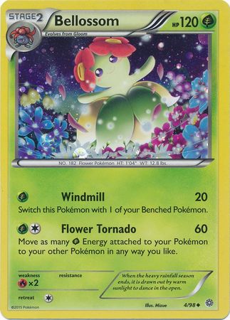 Pokemon | Bellossom (4/98) (Cosmos Holo) [XY: Ancient Origins] | The Nerd Merchant