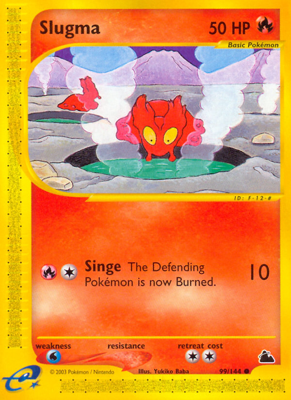 Pokemon | Slugma (99/144) [Skyridge] | The Nerd Merchant