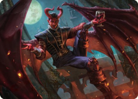 Magic | Raphael, Fiendish Savior Art Card (40) [Commander Legends: Battle for Baldur's Gate Art Series] | The Nerd Merchant