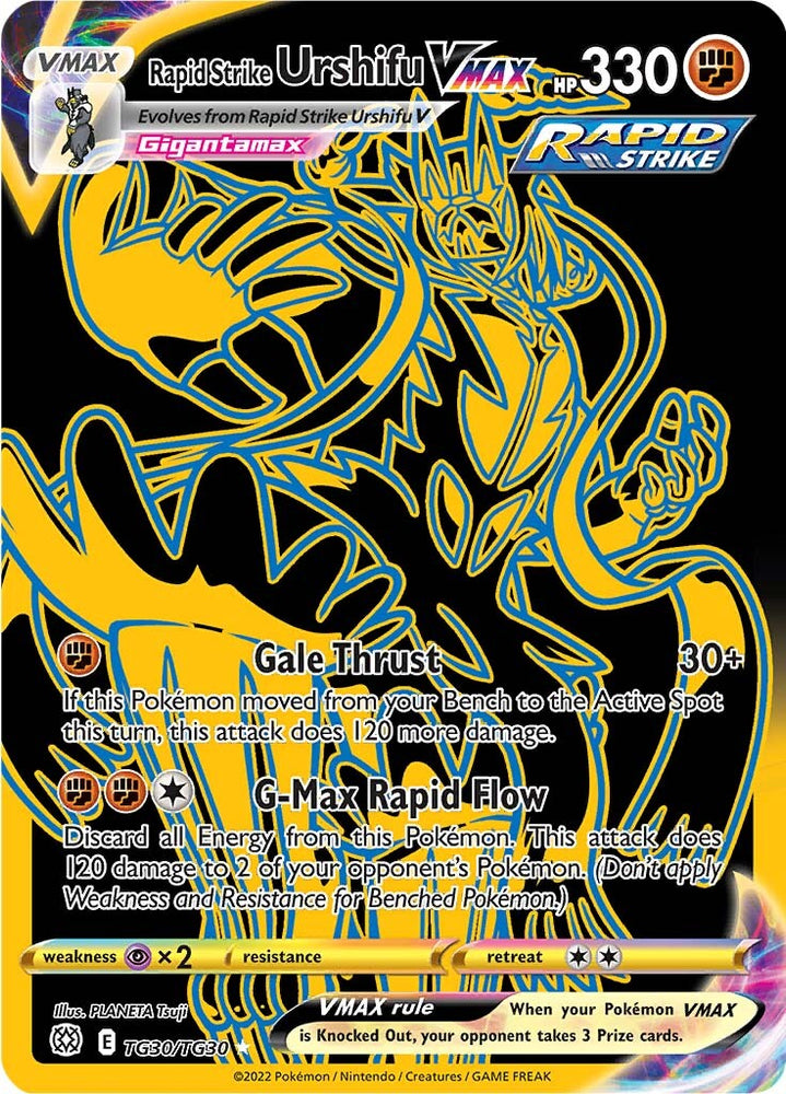 Pokemon | Rapid Strike Urshifu VMAX (TG30/TG30) [Sword & Shield: Brilliant Stars] | The Nerd Merchant