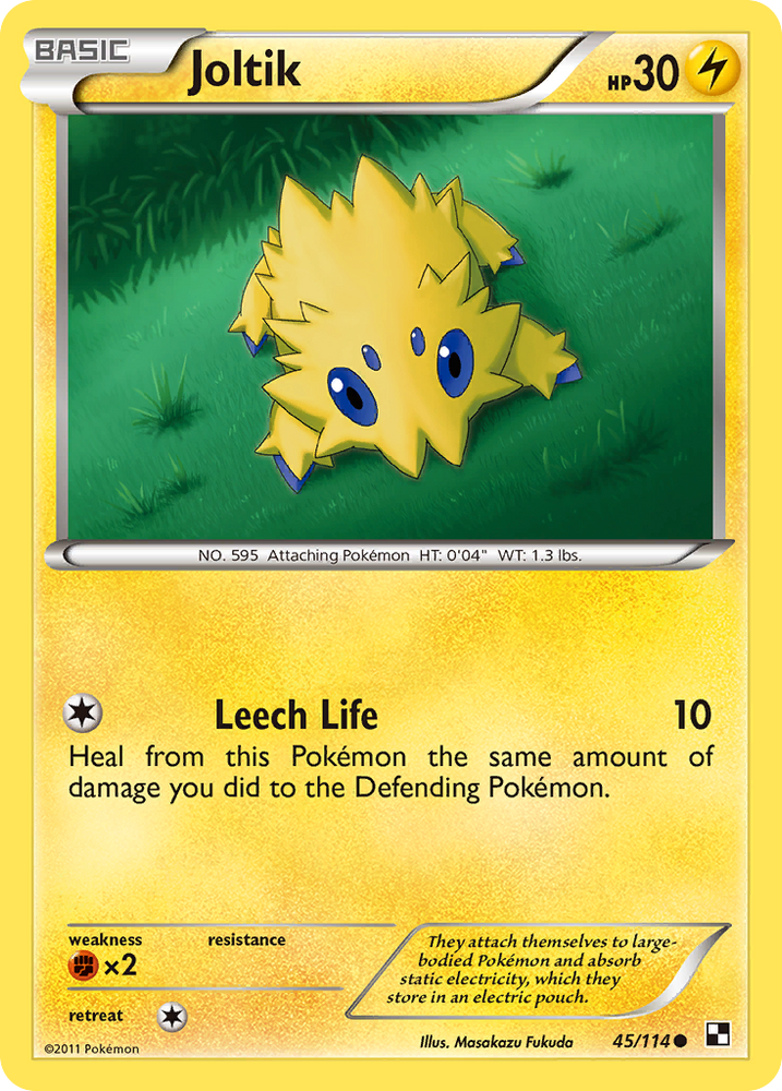 Pokemon | Joltik (45/114) [Black & White: Base Set] | The Nerd Merchant