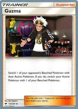 Pokemon | Guzma (115/147) (Victory Map - Robin Schulz) [World Championships 2018] | The Nerd Merchant