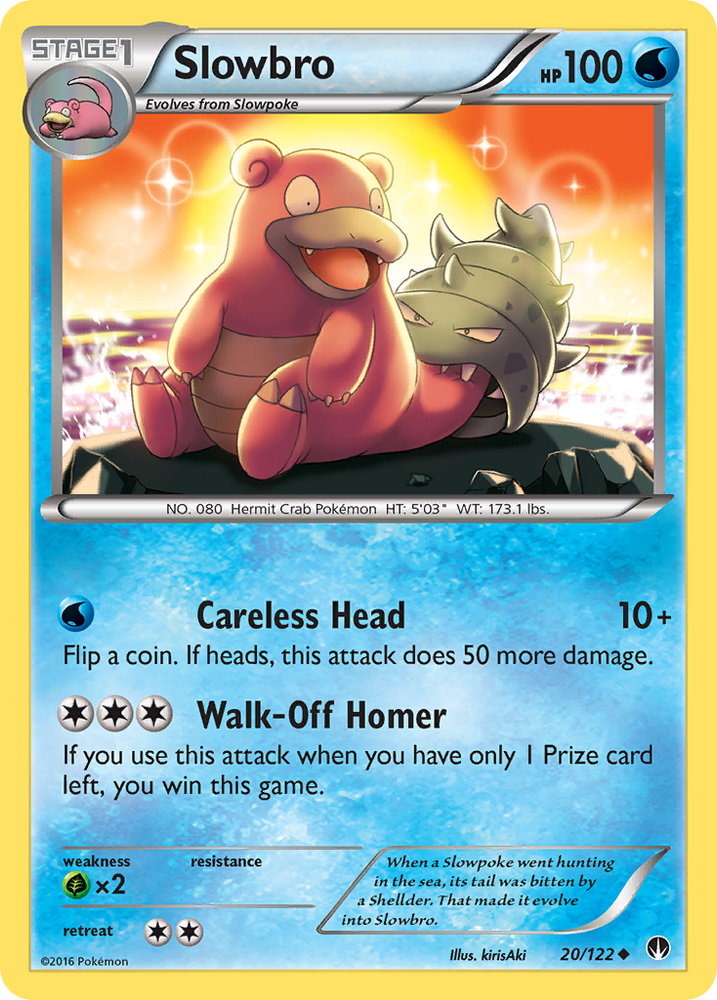 Pokemon | Slowbro (20/122) [XY: BREAKpoint] | The Nerd Merchant