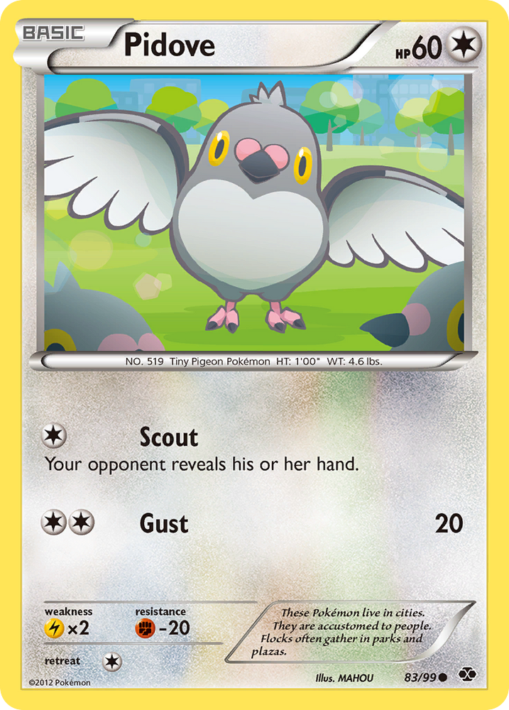 Pokemon | Pidove (83/99) [Black & White: Next Destinies] | The Nerd Merchant