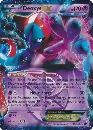 Pokemon | Deoxys EX (53/116) (Jumbo Card) [Black & White: Plasma Freeze] | The Nerd Merchant