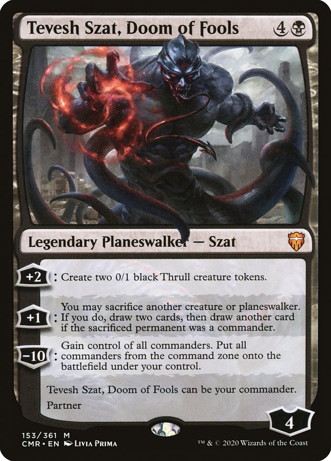 Magic | Tevesh Szat, Doom of Fools [Commander Legends] | The Nerd Merchant