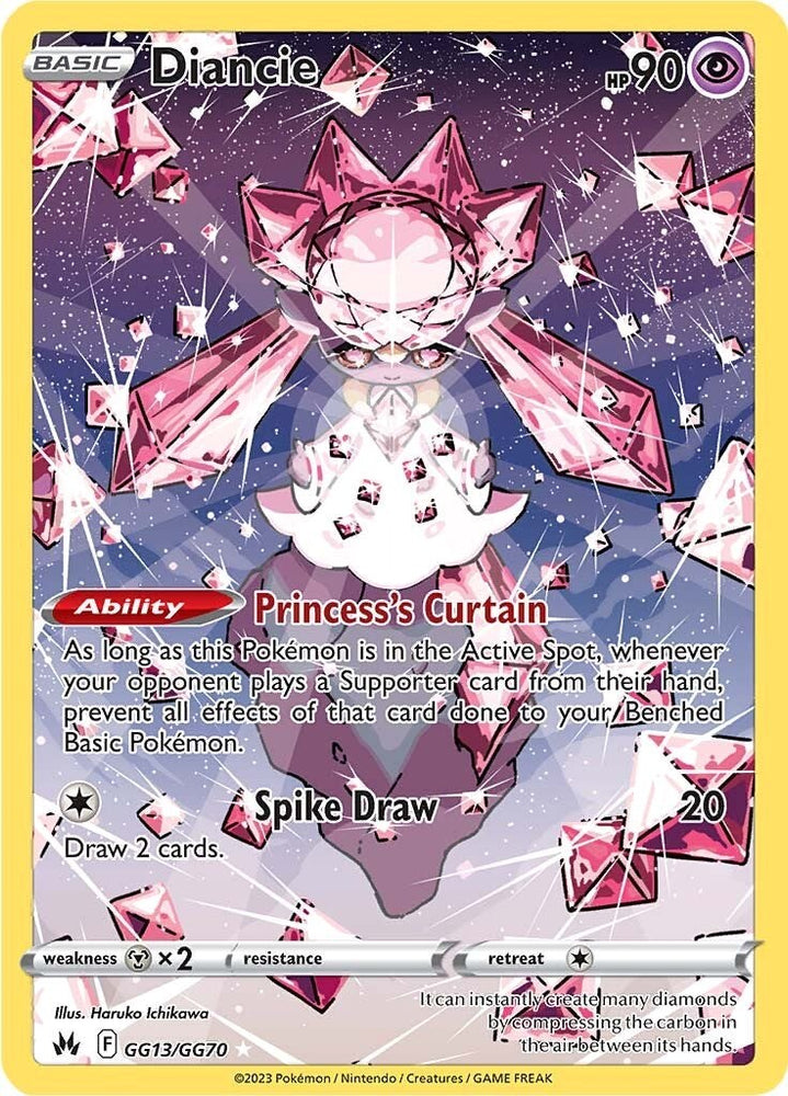 Pokemon | Diancie (GG13/GG70) [Sword & Shield: Crown Zenith] | The Nerd Merchant