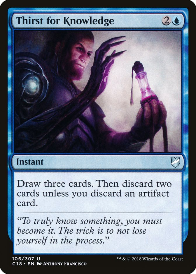 Magic | Thirst for Knowledge [Commander 2018] | The Nerd Merchant