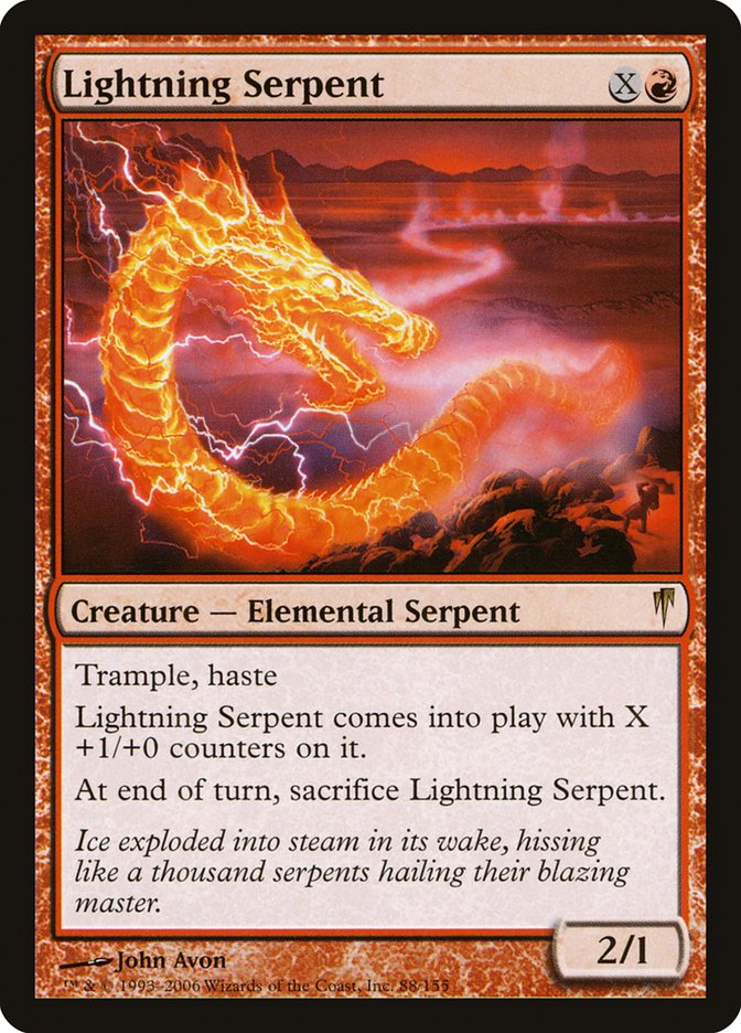 Magic | Lightning Serpent [Coldsnap] | The Nerd Merchant