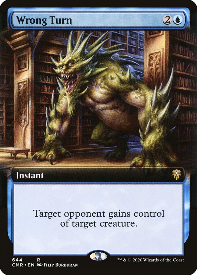 Magic | Wrong Turn (Extended Art) [Commander Legends] | The Nerd Merchant