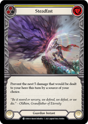Flesh and Blood TCG | Steadfast (Yellow) [EVR034] (Everfest)  1st Edition Normal | The Nerd Merchant