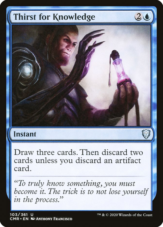 Magic | Thirst for Knowledge [Commander Legends] | The Nerd Merchant