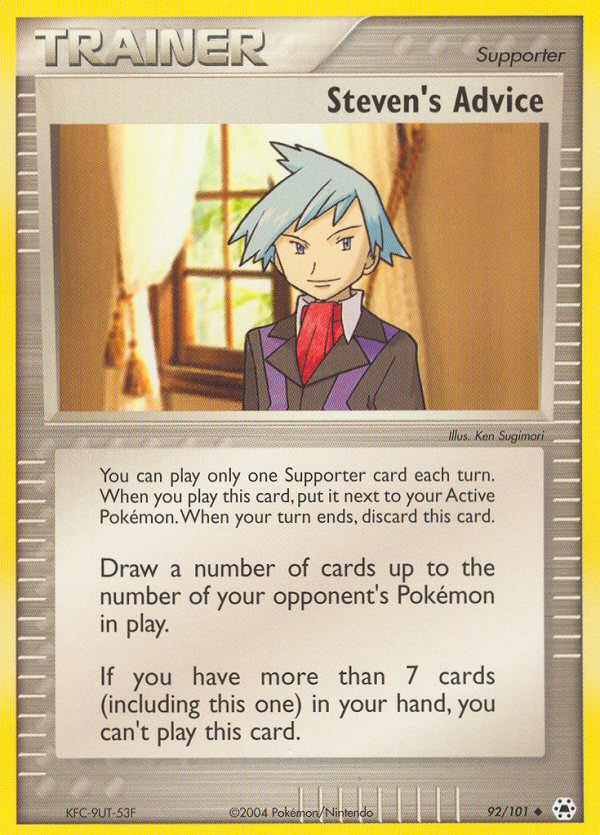 Pokemon | Steven's Advice (92/101) [EX: Hidden Legends] | The Nerd Merchant