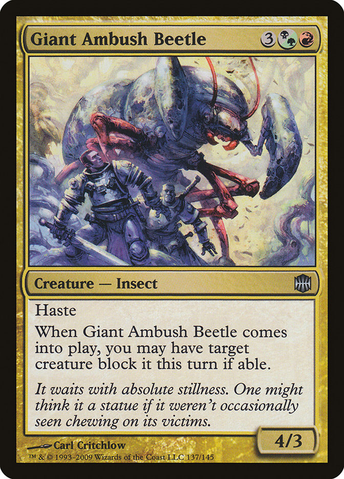 Magic | Giant Ambush Beetle [Alara Reborn] | The Nerd Merchant