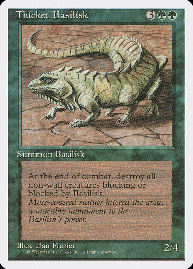 Magic | Thicket Basilisk [Fourth Edition] | The Nerd Merchant