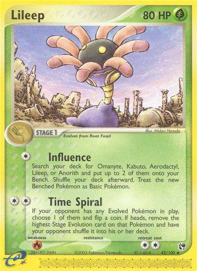 Pokemon | Lileep (42/100) [EX: Sandstorm] | The Nerd Merchant