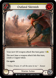 Flesh and Blood TCG | Outland Skirmish (Yellow) [EVR067] (Everfest)  1st Edition Normal | The Nerd Merchant