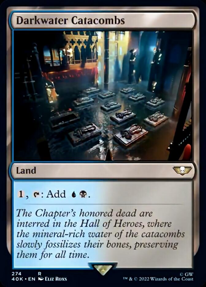 Magic | Darkwater Catacombs (Surge Foil) [Warhammer 40,000] | The Nerd Merchant